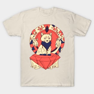 Choco Retro 7 Cats and Ancient Stones T-Shirt